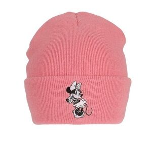 Minnie Mouse - Pink - Embroidered - Cuff Beanie